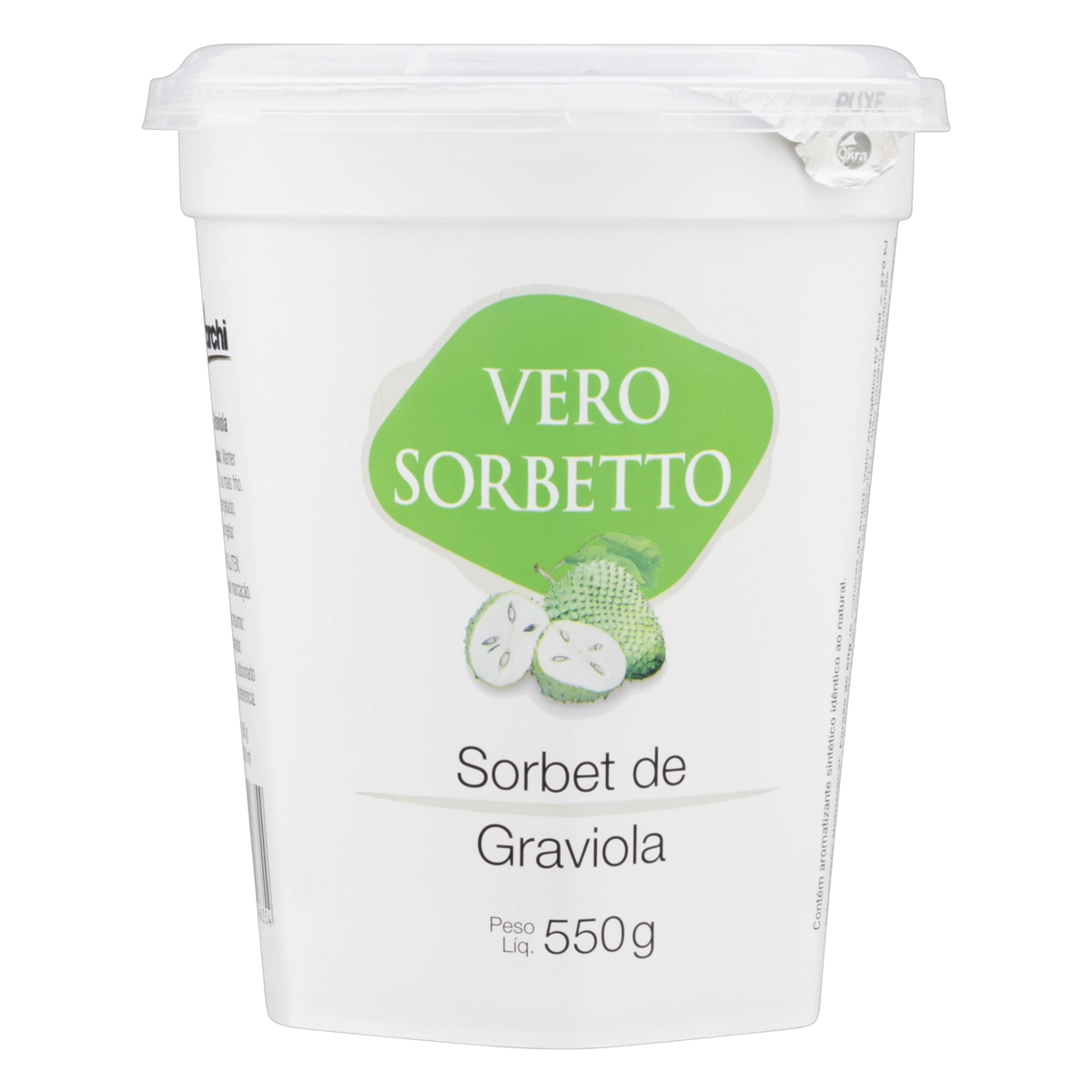 Sorbet Graviola Vero Sorbetto Pote 500ml