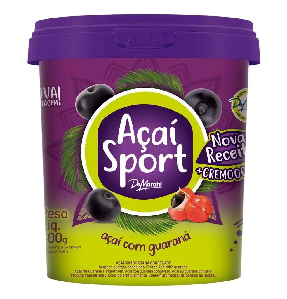 Açaí Com Guaraná De Marchi Sport Pote 400g