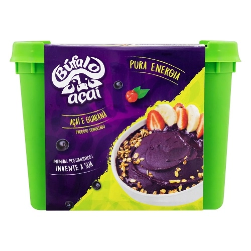 Açaí Com Guaraná Búfalo Açaí Pote 1,3kg