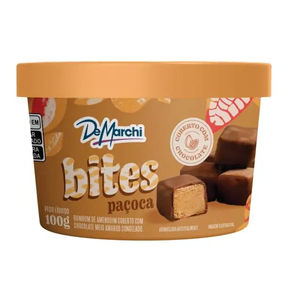 Bombom De Marchi Bites 100g Pacoca Cob Chocolate