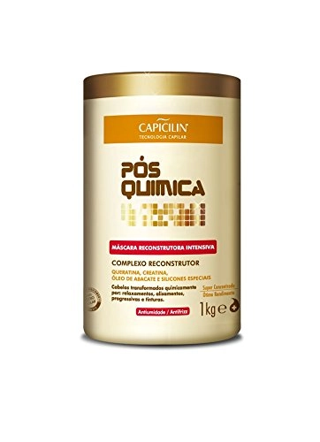 Linha Pos Quimica Capicilin Mascara Reconstrutora Intensiva 1000 Kg Capicilin After Processing Colle