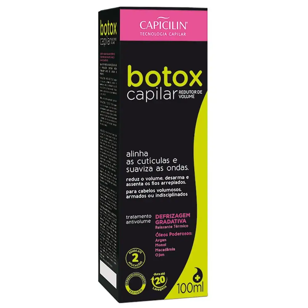 Transformacao Botox Capicilin Redutor De Volume Defrizagem Gradativa 100ml