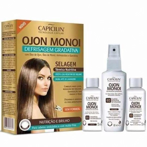 Kit Defrizagem Capicilin Ojon Monoi