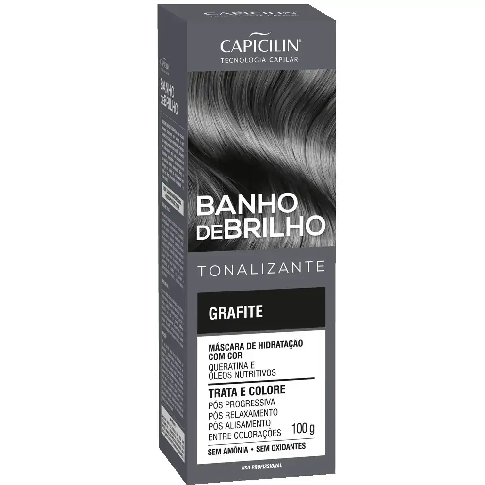 Banho De Brilho Capicilin 100g Grafite