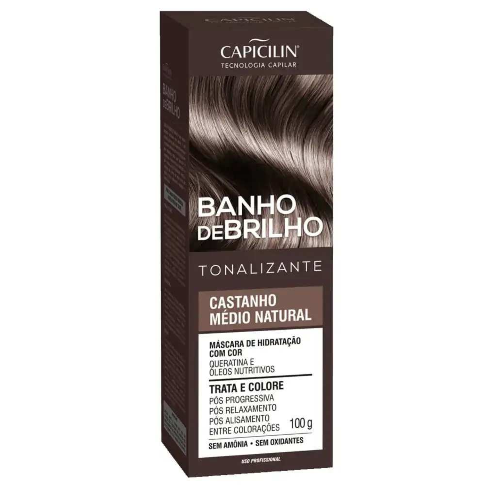 Banho De Brilho Capicilin 100g Cast Medio Nat