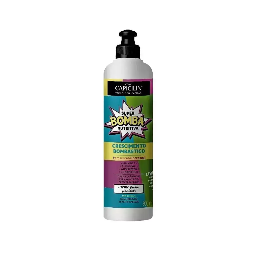 Creme Para Pentear Capicilin Super Bomba Nutritiva 300ml