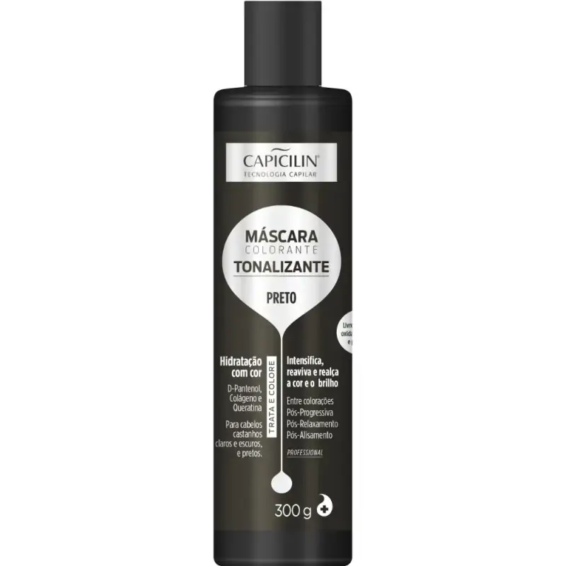 Máscara Tonalizante 300g Preto