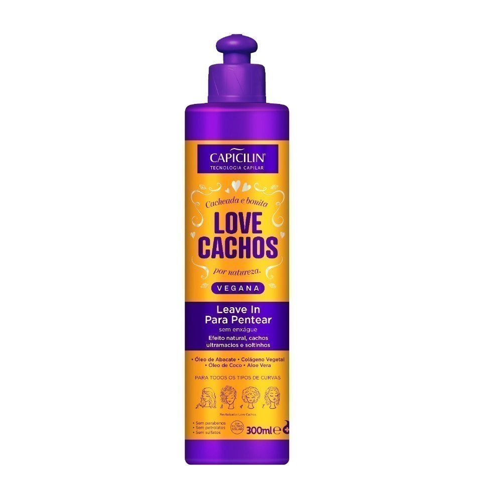 Creme para Pentear Capicilin Love Cachos 300ml