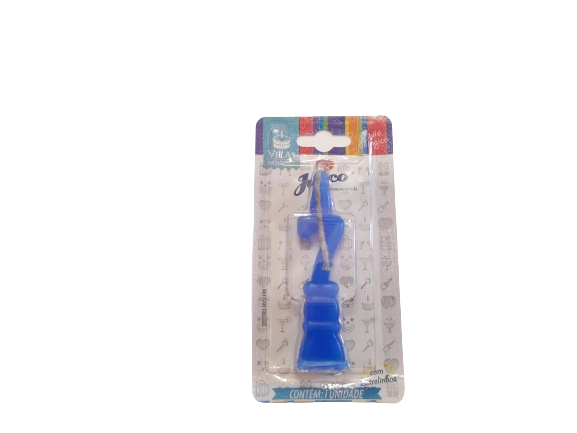 Vela Aniv N 7 Azul C/1 Junco