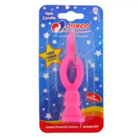 Vela Aniv N 0 Rosa C/1 Junco