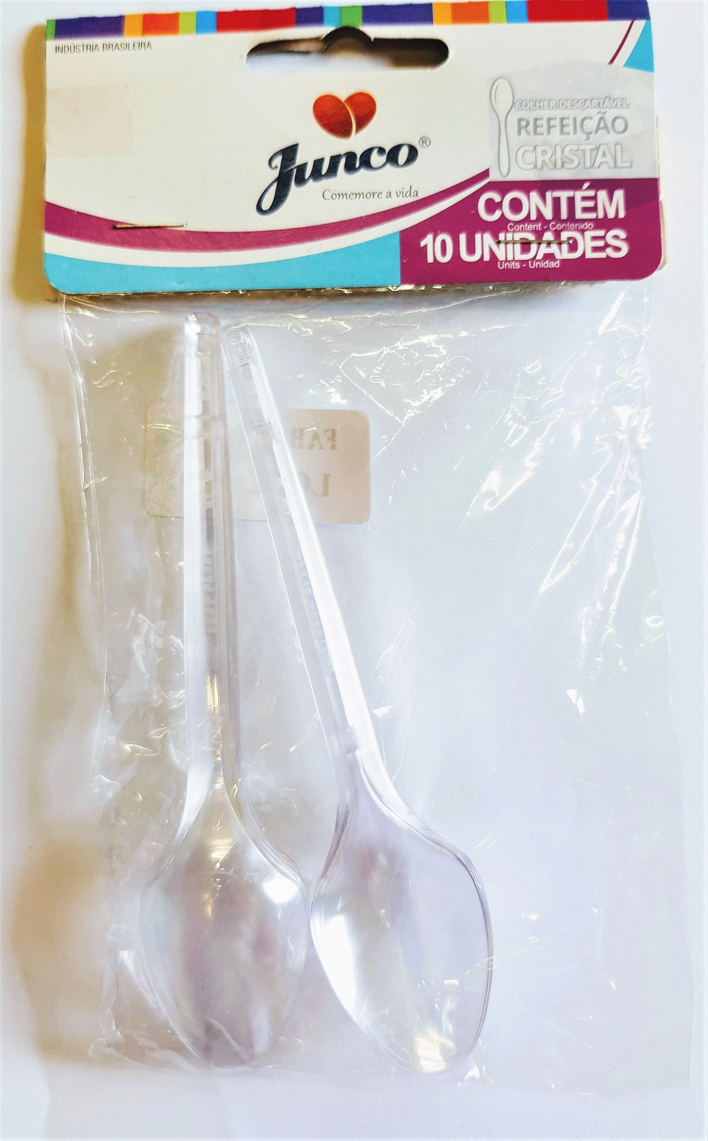 Colher Desc Junco P/sobremesa Cristal C/10