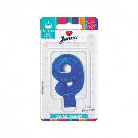 Vela Aniver Junco Big N9 Azul