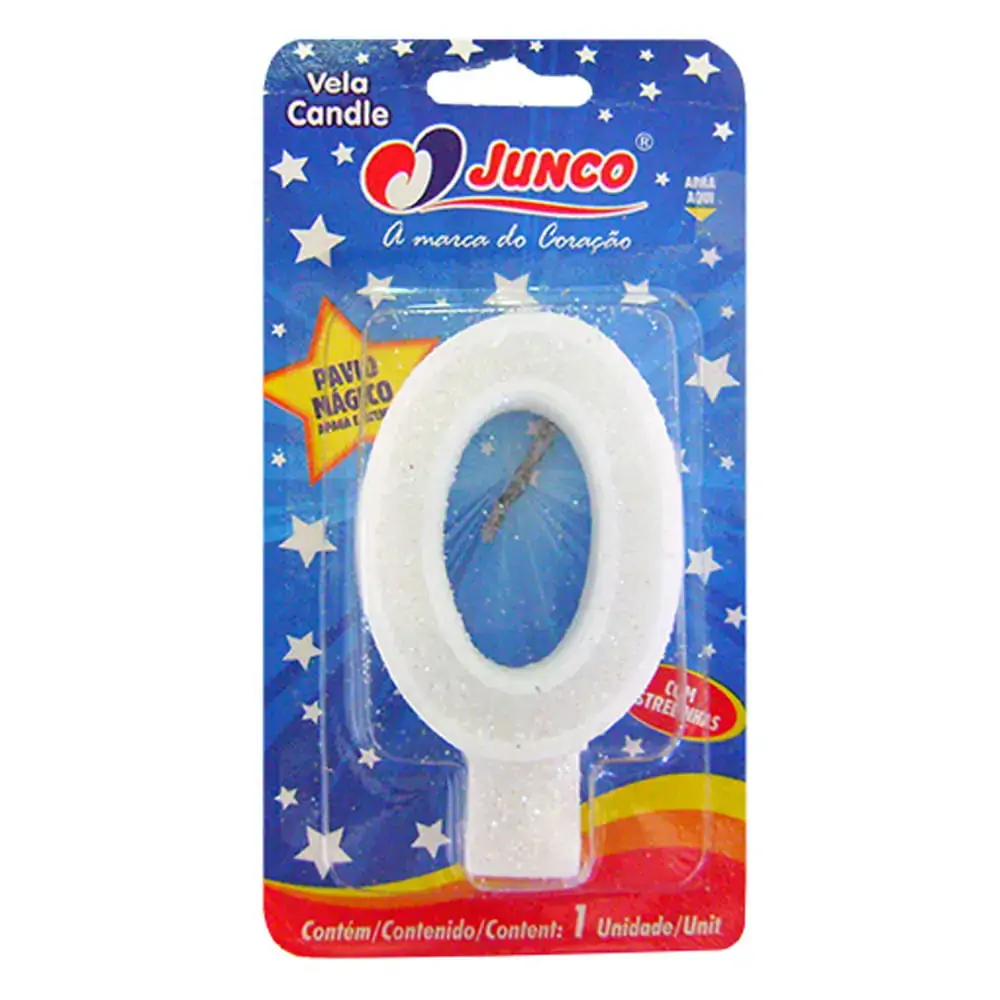 Vela Big Aniversario Junco N0