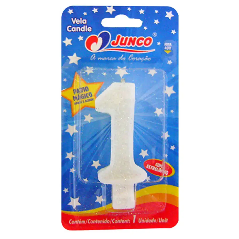 Vela Big Aniversario Junco N1