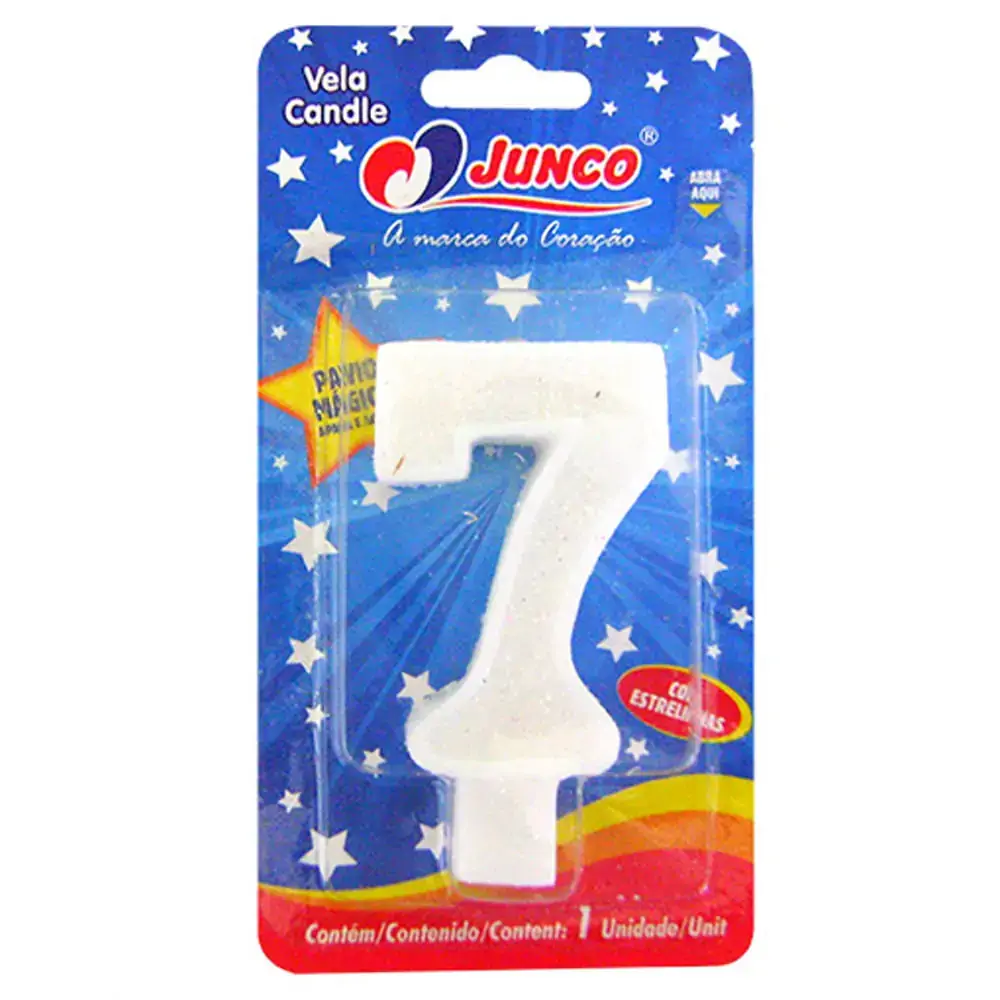 Vela Big Aniversario Junco N7
