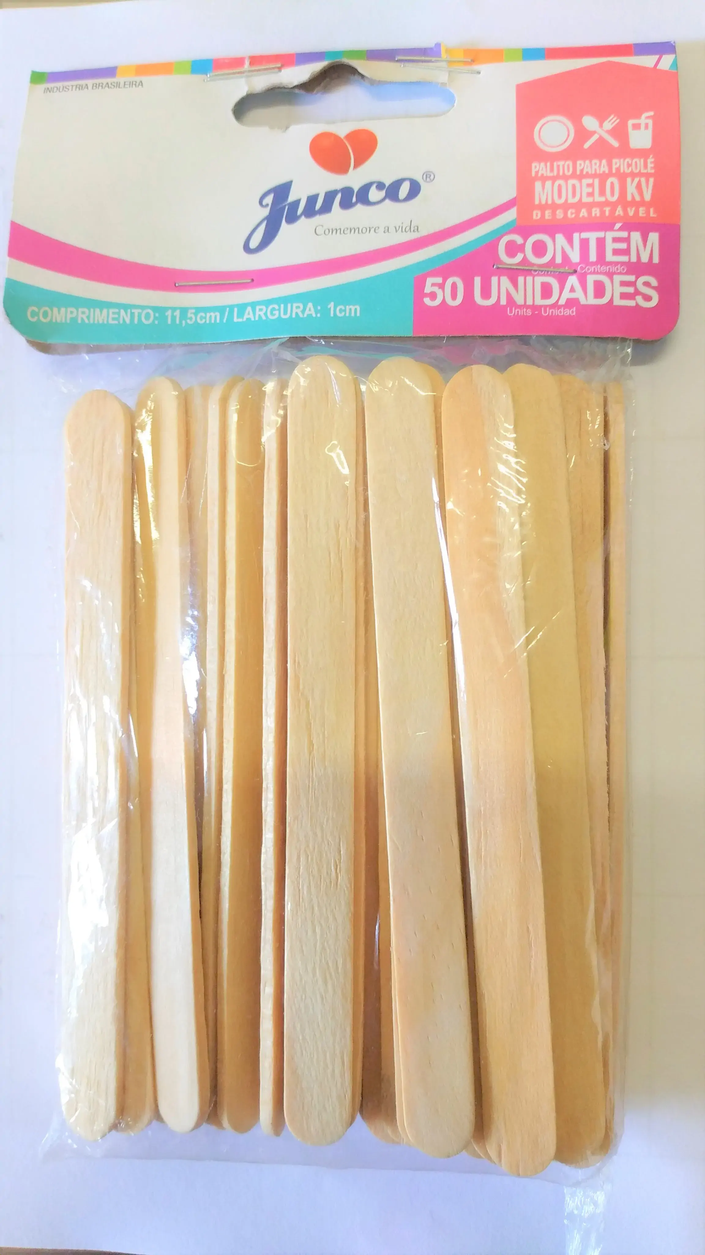 Palito Picole Junco C/50
