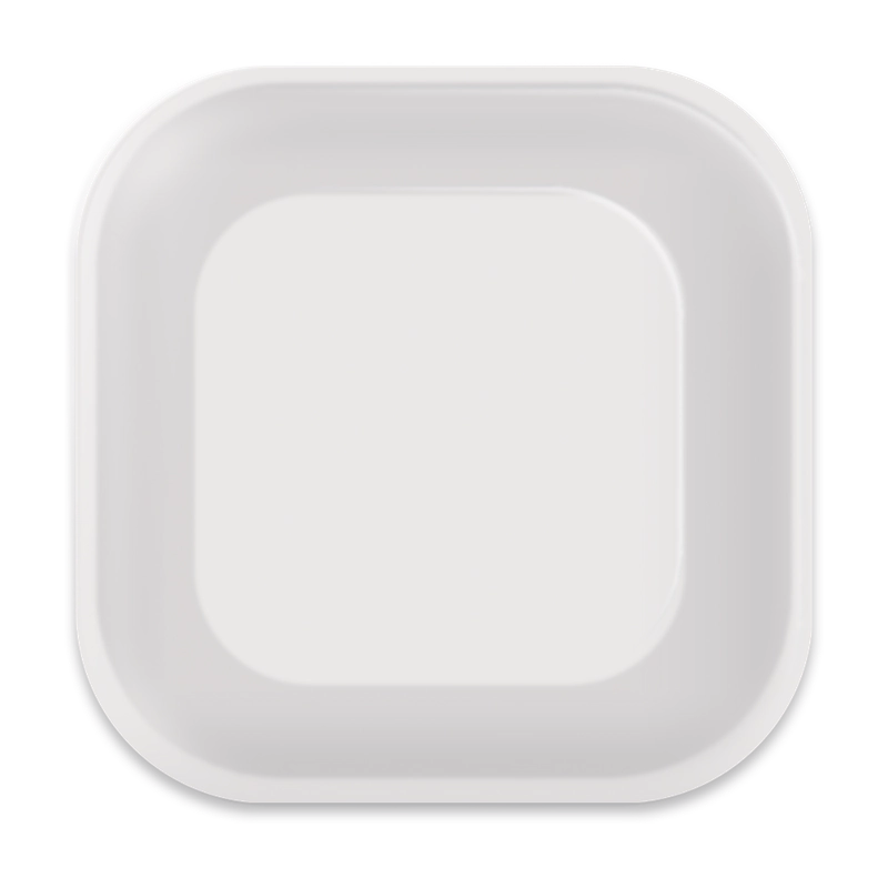 Prato Desc Papel 18cm Live Colors Branco