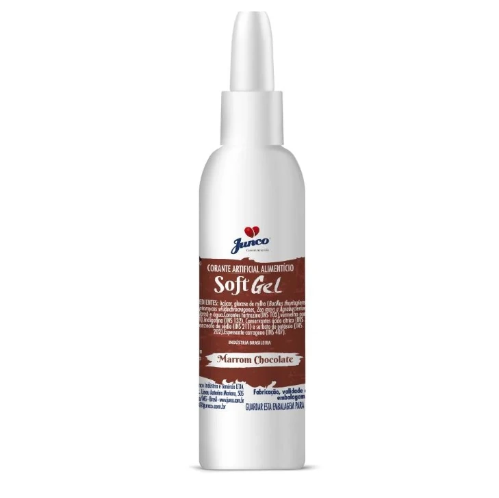 Corante Gel Marrom Chocolate Junco 25g