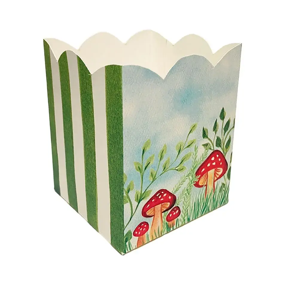 Cachepot Papel Junco Cogumelo C/8