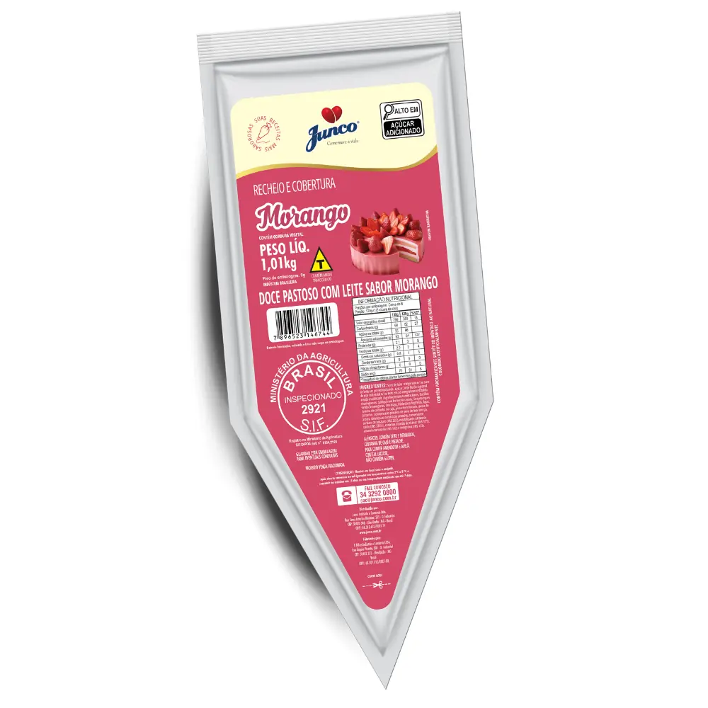 Recheio Forneavel Junco Morango 1,01kg