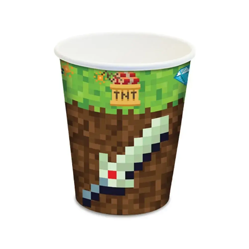 Copo Desc Junco 180ml Mini Pixels C/8