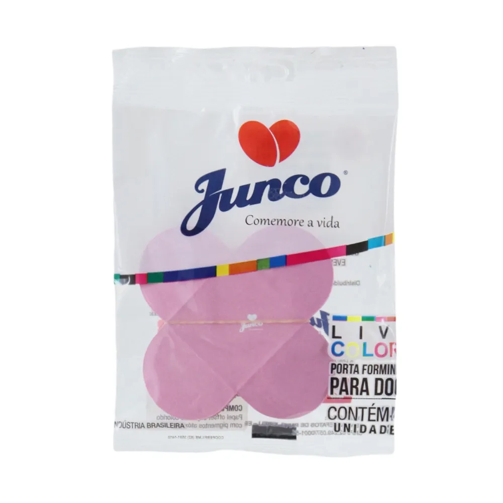 Forma P Doce Junco 4 Petalas C 40 Rosa