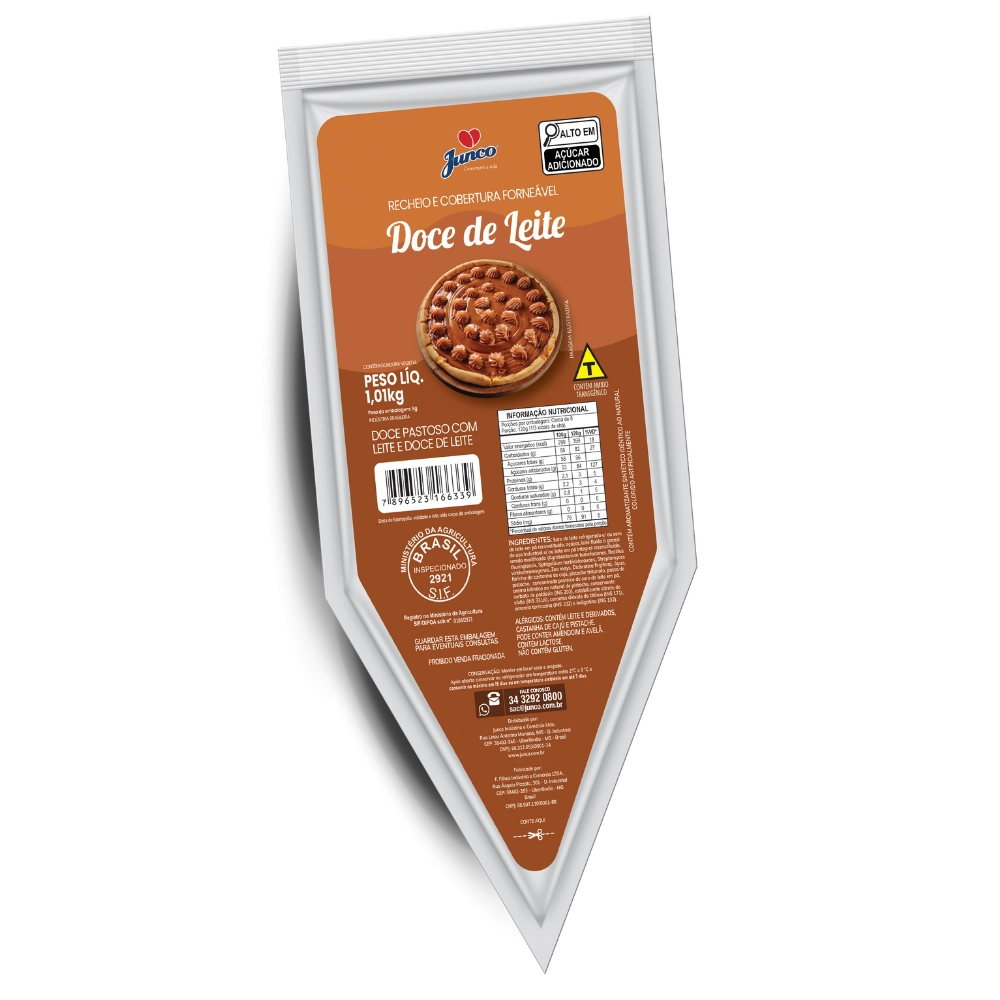 Recheio Junco Doce De Leite Bag 1.010kg