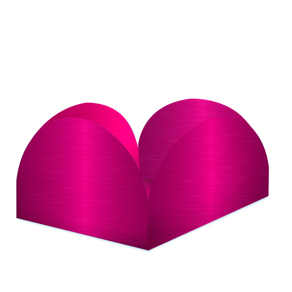 Forma P/doce Junco 4 Petalas Metalic Pink C/40