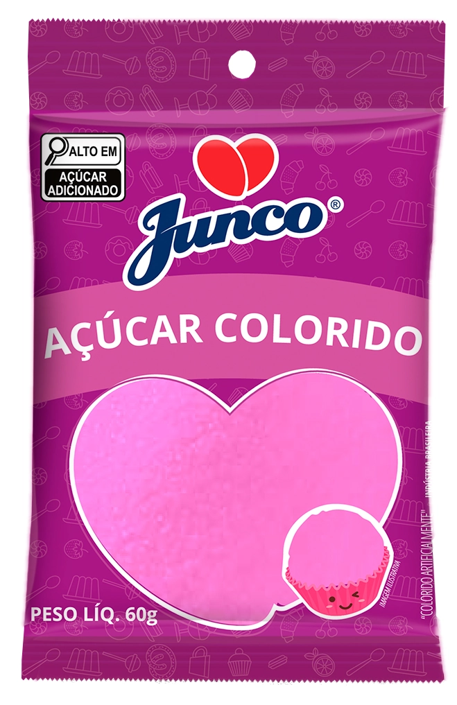 Acucar Colorido Rosa Fa 60g