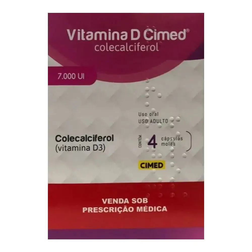 Vitamina D 7.000ui Cx 4 Comp Rev