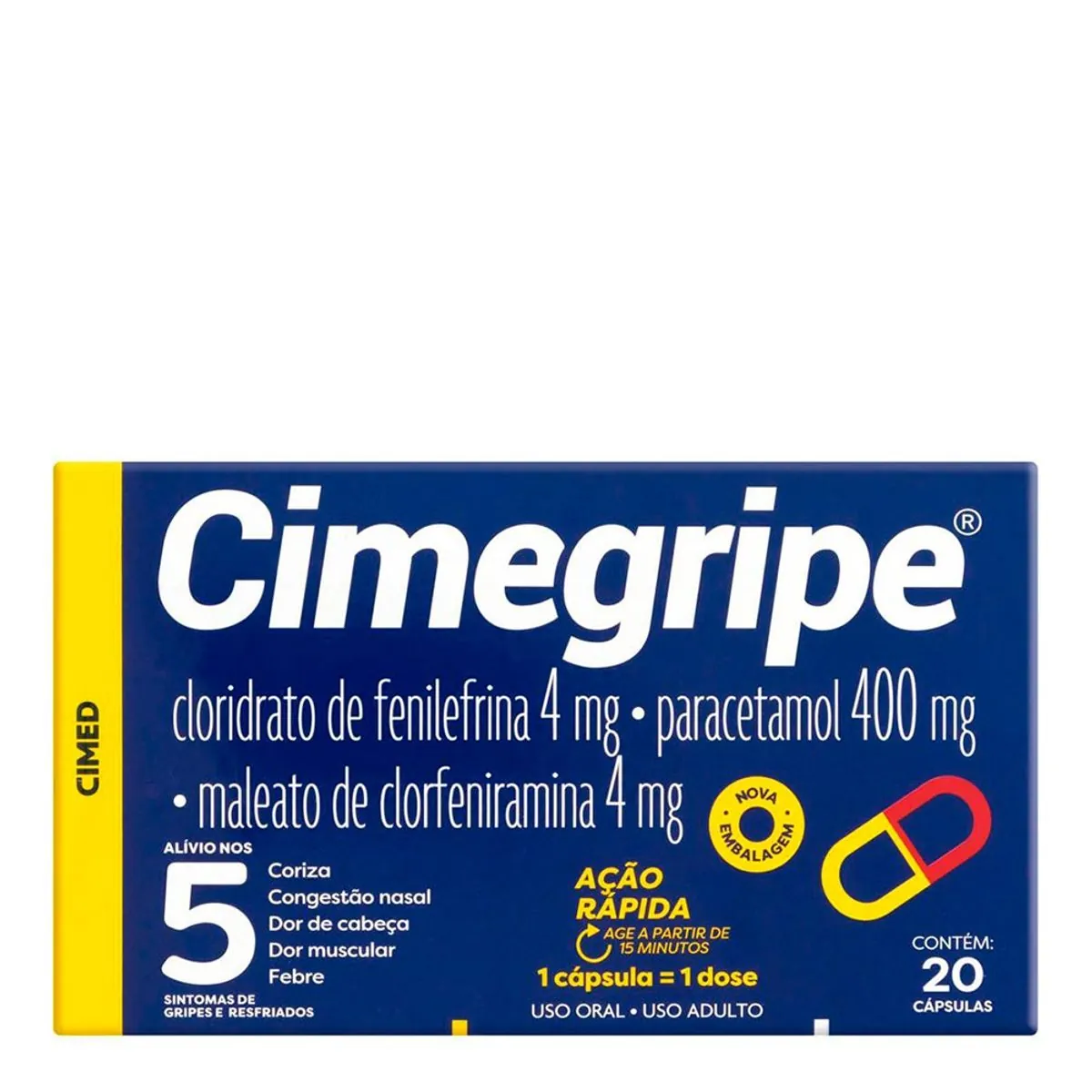 Cimegripe 400Mg 20Ca P