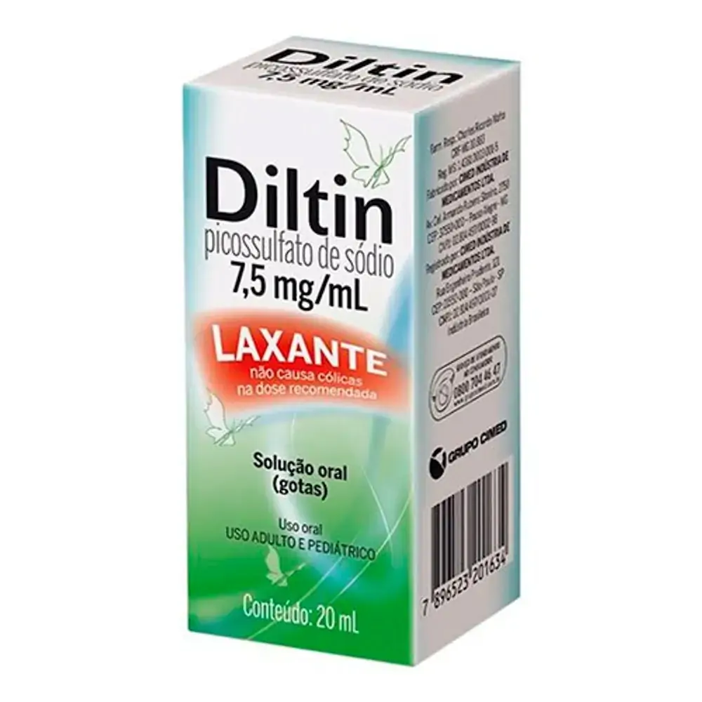 Diltin 7,5mg/ml Cimed Caixa Gotas 20ml