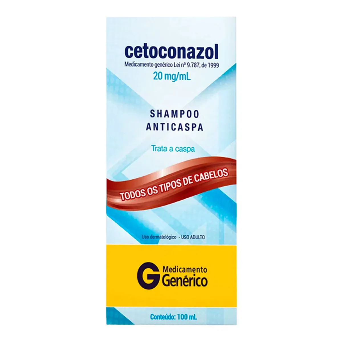Cetoconazol 20mg Shampoo 100ml Cimed Generico
