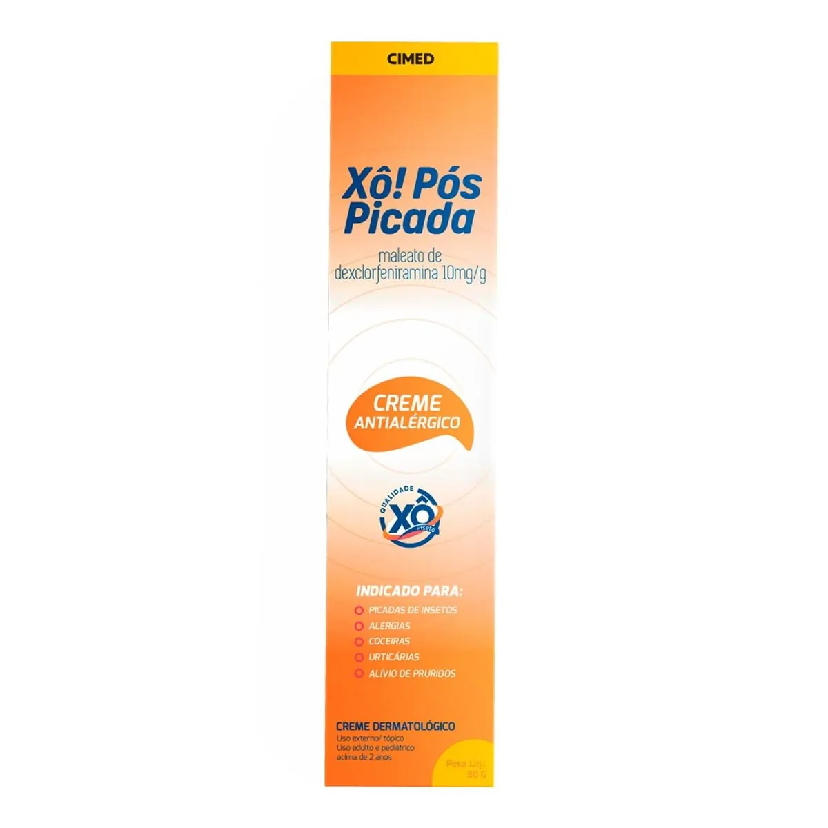 Xô Pós Picada 10mg/g Caixa 30g Creme