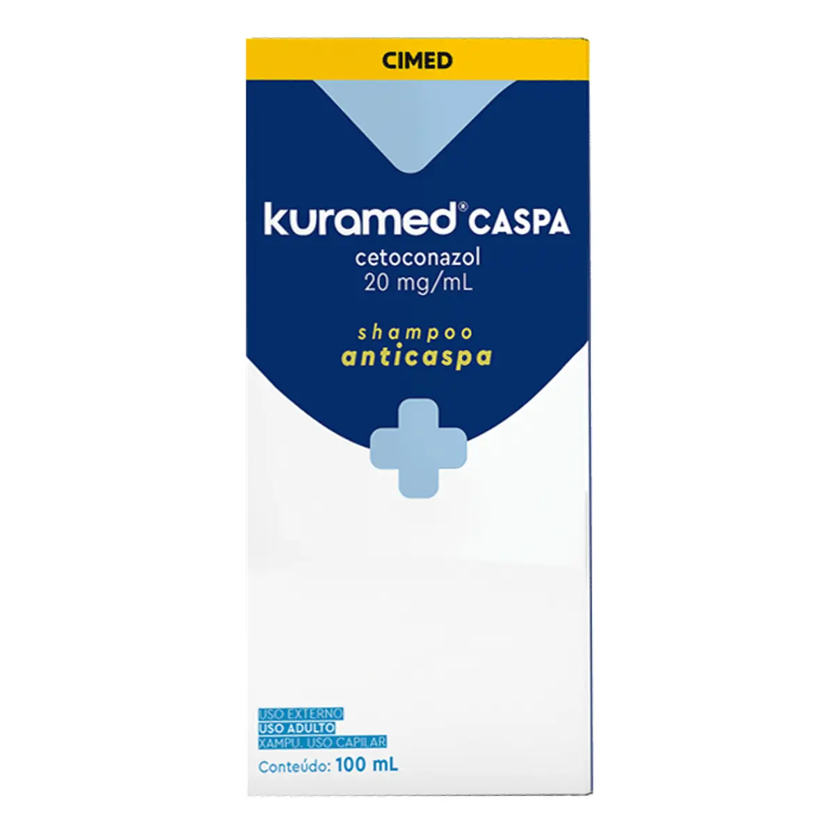 Shampoo Anticaspa Kuramed Caspa Caixa 100ml