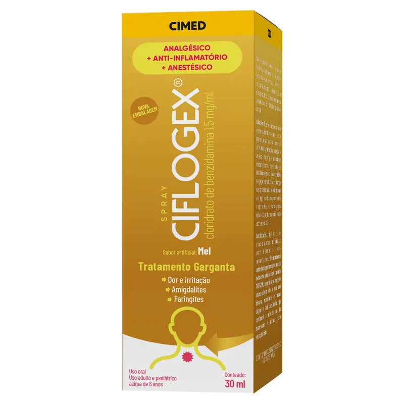 Ciflogex Mel Cimed Caixa 30ml Spray