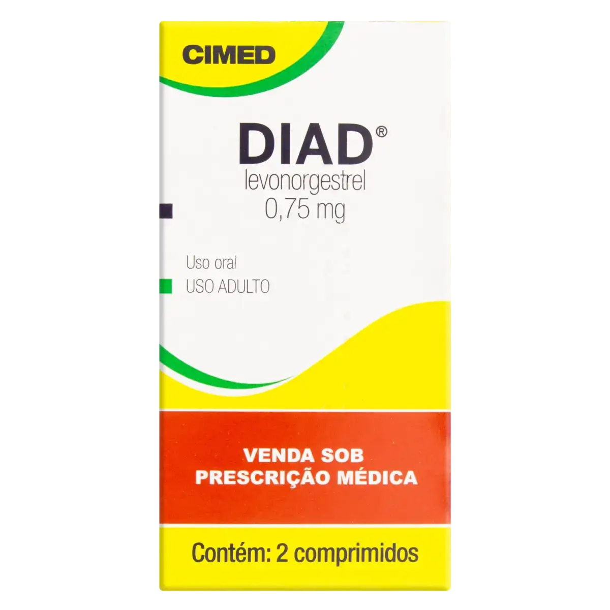 Diad 0,75mg Cimed Caixa 2 Comprimidos