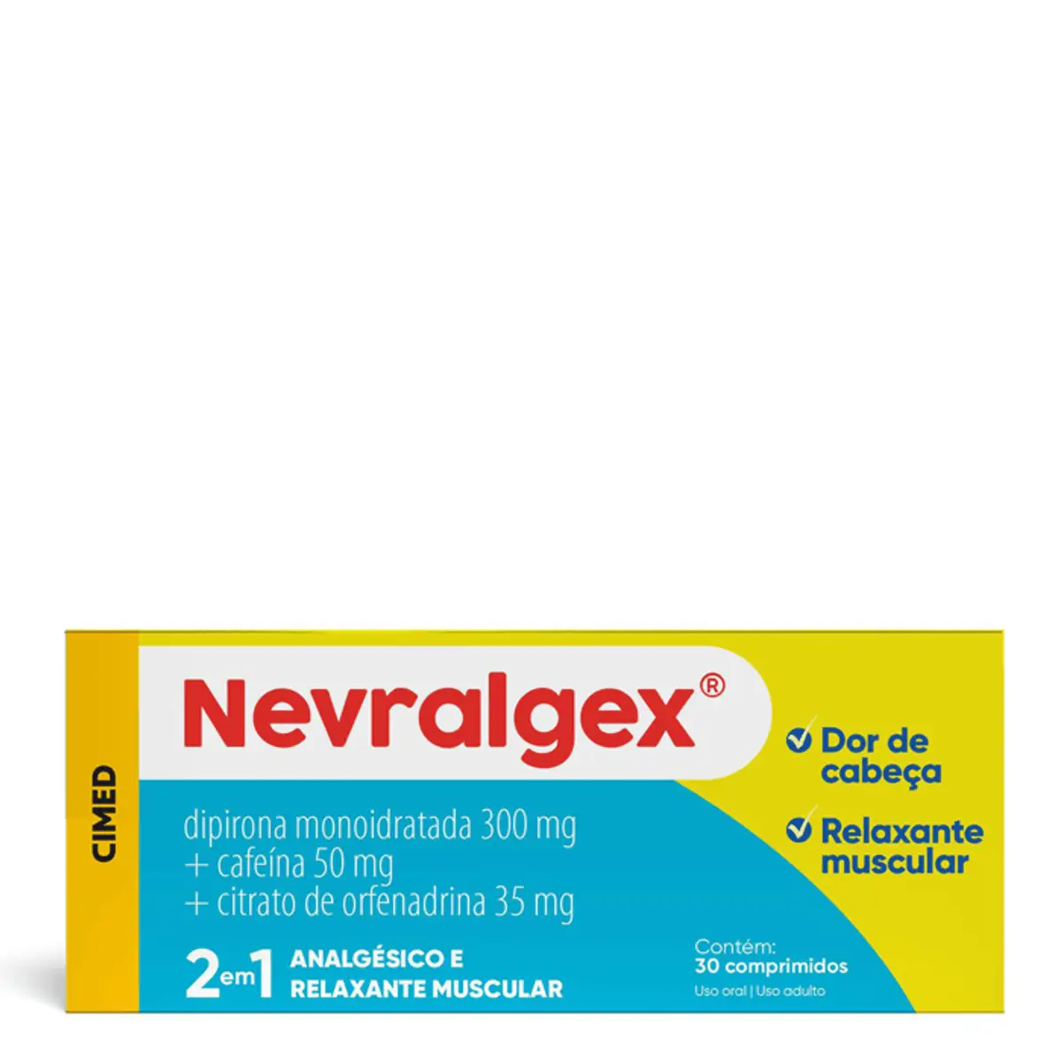 Nevralgex Cimed com 30 comprimidos