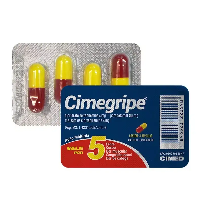 Cimegripe 04 Cápsulas
