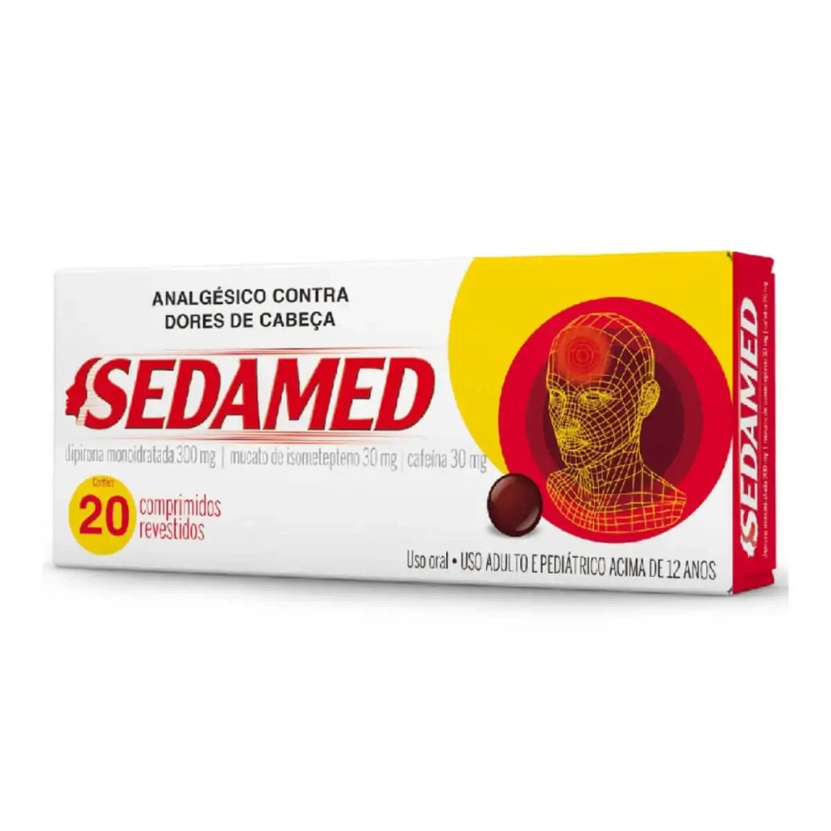 Sedamed com 20 Comprimidos