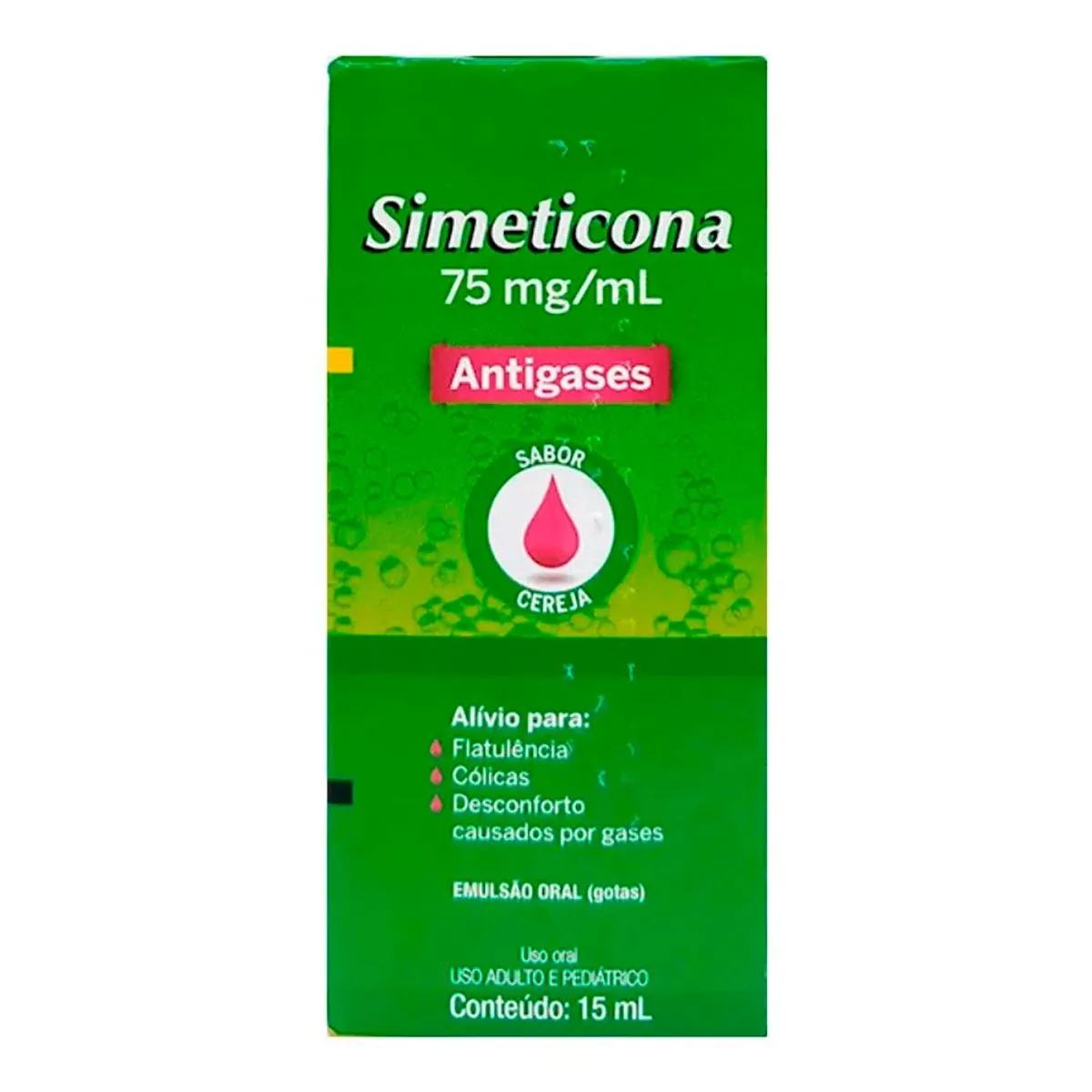 Simeticona 75mg/ml Sabor Cereja Gotas 15ml