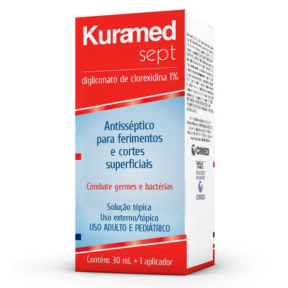 Kuramed Sept 1 Cimed Caixa 30ml Solução Aquosa