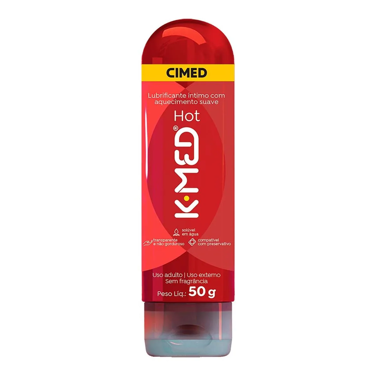 Lubrificante íntimo Gel Hot K Med Squeeze 50g
