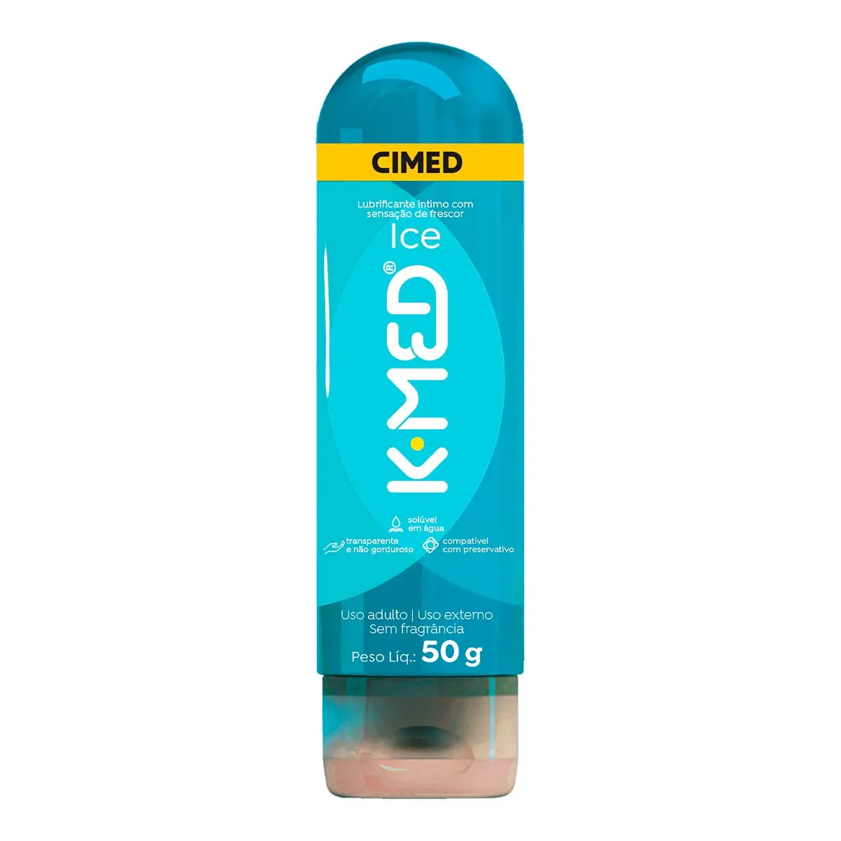 Lubrificante íntimo Gel Ice K Med Squeeze 50g