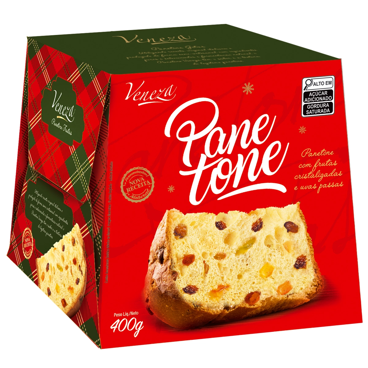 Panettone Veneza Frutas 400gr