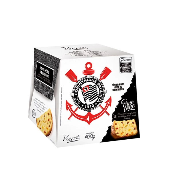 Panetone Corinthians com Frutas Veneza 400G