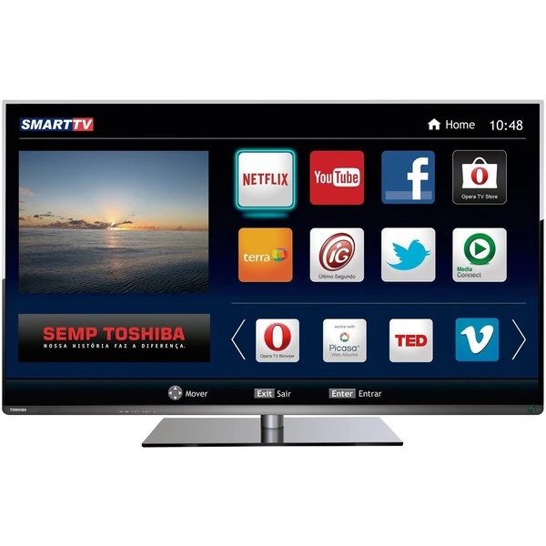 Semp Toshiba 55l5400 Led Plana 55 Polegadas