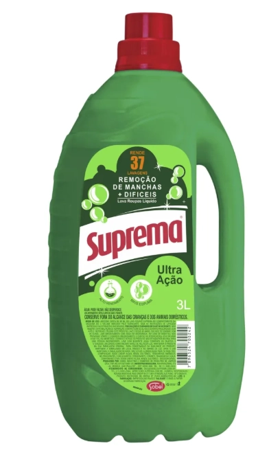 Lava Roupas Suprema 3lt Maximo Desempenho