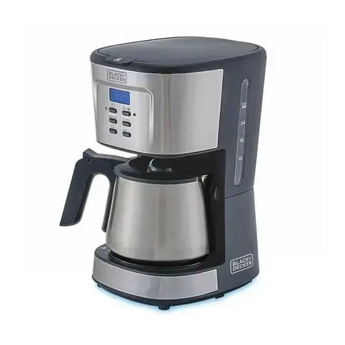 Cafeteira Programável Em Inox Gourmand Gris 30 Cafés 220V Black Decker