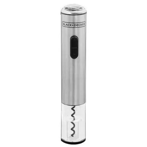 Abridor de Vinho Automático Black&Decker Wine Inox